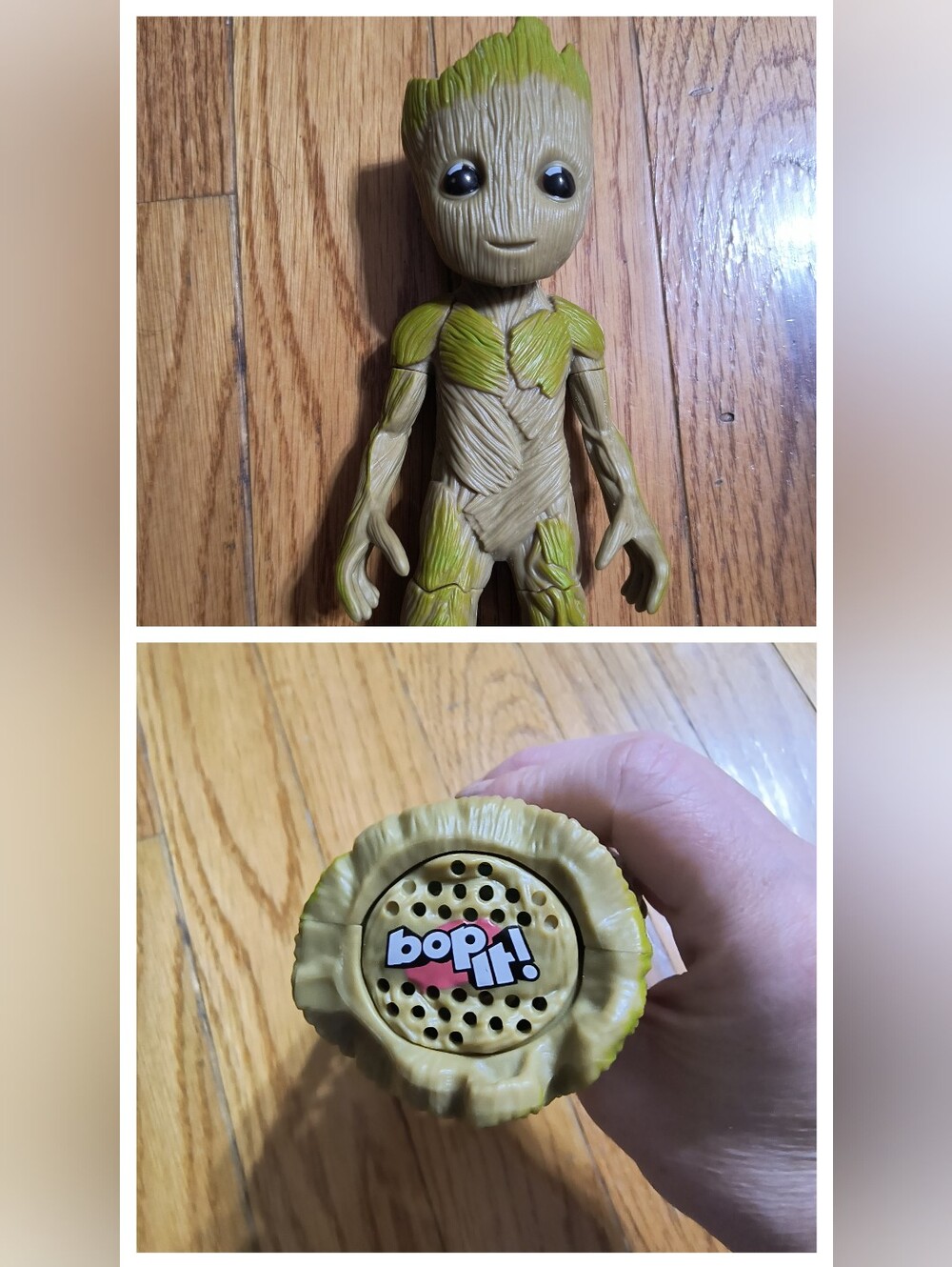 Groot Bop-It toy, works